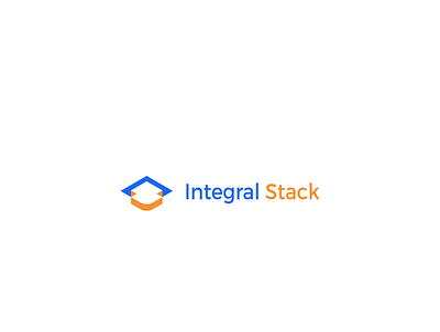 Integral Stack Logo Concept branding logo mark stack typogaphy vector