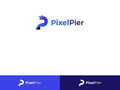 Pixel Pier Logo Concept