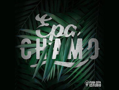 Epa Chamo design retouche photo style typography venezuela venezuelan