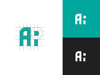 API app developer company developer grid icon lines logo negative space software