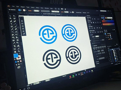 TEC branding dribbble icon logo logo design monogram negative space pro shot wip