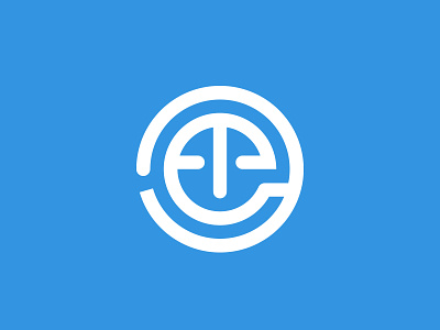 TEC blue dribbble icon lines logo logo design monogram pro shapes shot tec