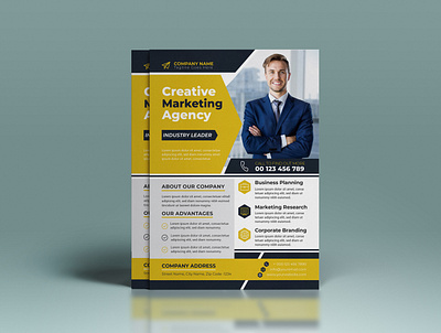 Corporate Business Flyer branding company flyer graphic design logo