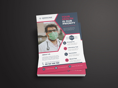 Medical Flyer graphic design pharmacy flyer