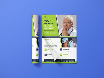 Medical Flyer branding business flyer graphic design logo