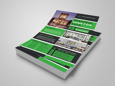 Real Estate Flyer Design a4 flyer branding graphic design logo