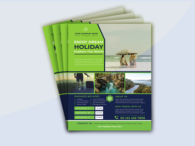 Travel & Tour Flyer Design modern business flyer