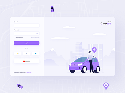 Koalift Purple (Driver's Web App) - Login