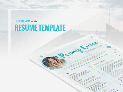 Resume Template BellaBlue