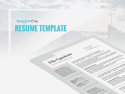 Resume Template Eguskine resume and cover letter template resume design modern resume template teacher resume template word