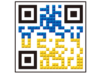 Russia and Ukraine QR code qr code russia ukraine