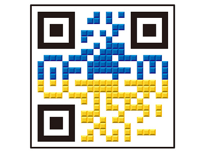 Russia and Ukraine QR code qr code russia ukraine