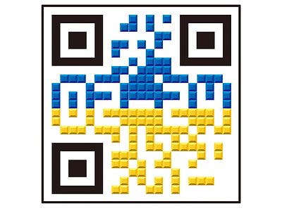 Russia and Ukraine QR code