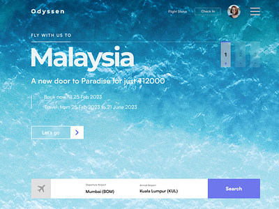 Odyssen - Landing page