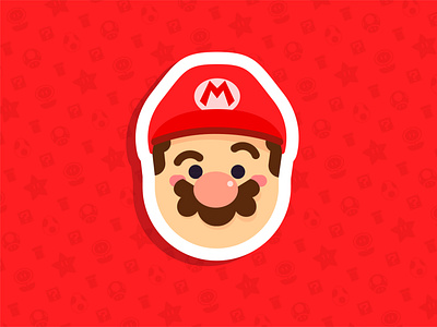 Mario character cute designs emoji game game art icon illustration items mario mariobros moustache nintendo nintendo 64 odyssey pattern sticker super mario super smash bros vector