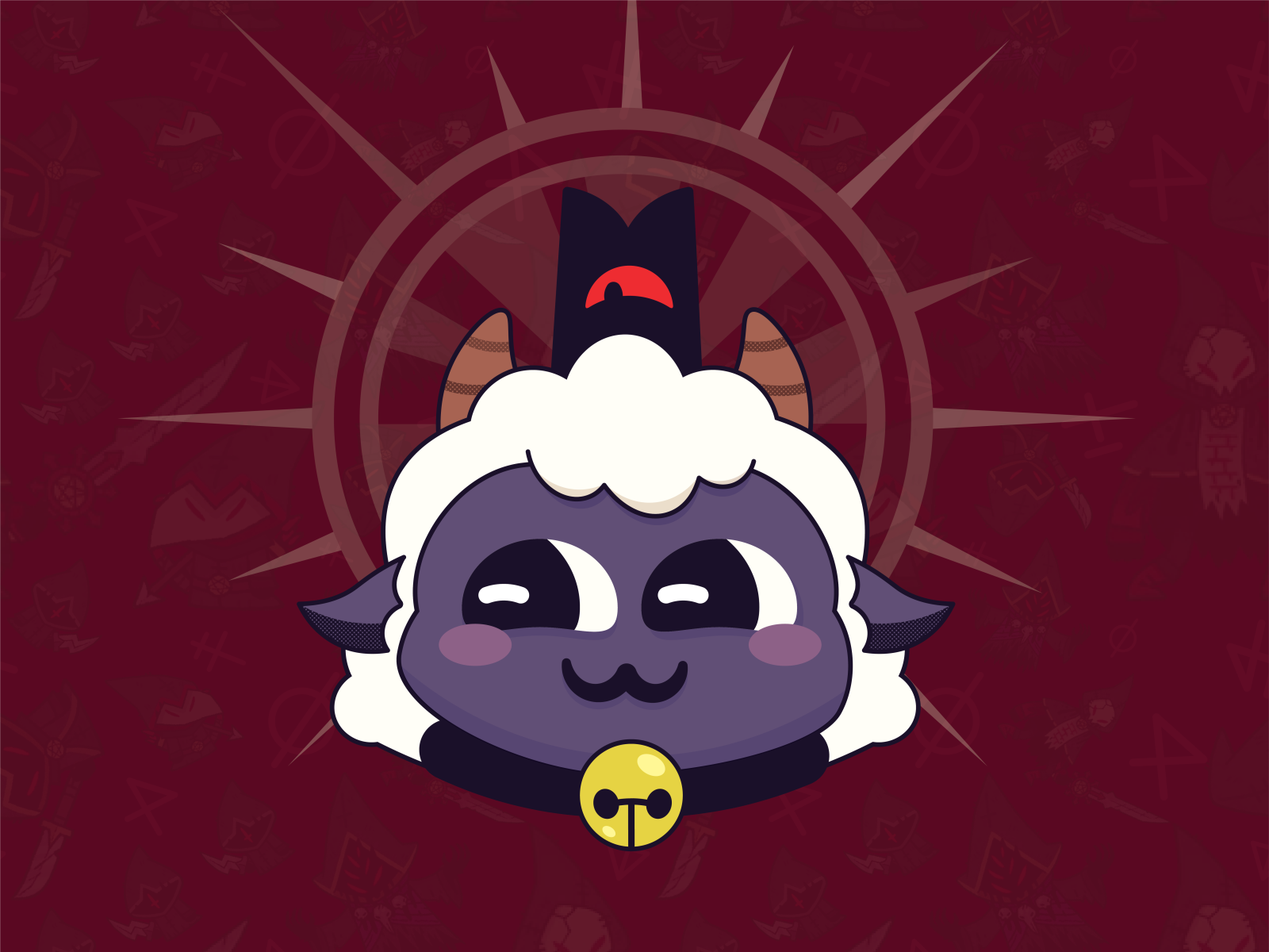 Cult of the Lamb Animated Emote for Twitch/Discord | Discord Sticker |  Stream Emote