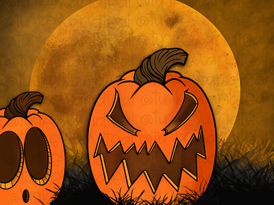 Meet me at Midnight graphic design halloween halloween illustration illustration pumpkin illustration