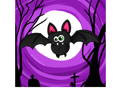 Bat Illustration bat illustration halloween halloween illustration illustration