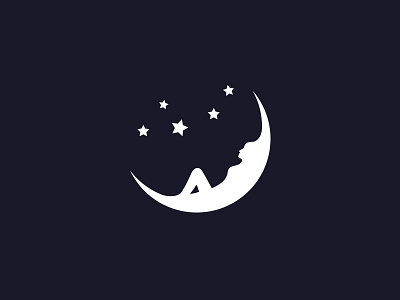 The pillow brand logo moon pillow star