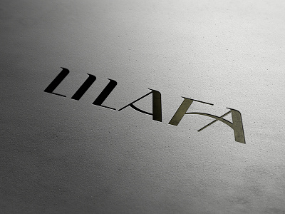 Lilafa cosmetics font design skin care