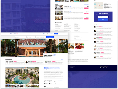 New hotel page for Book-n-Save ui ux webdesign