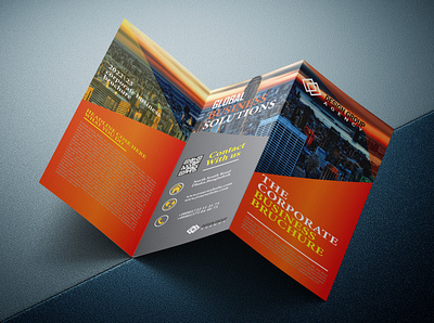 Trifold Broucher Design banner branding broucher design corporate banner flyer design graphic design illustrator logo design