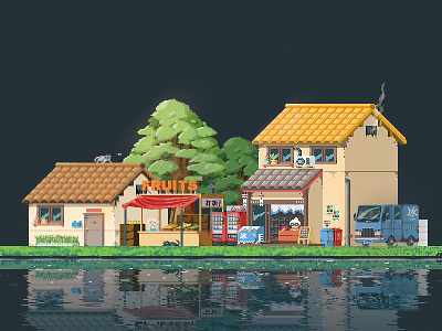 Pixel town