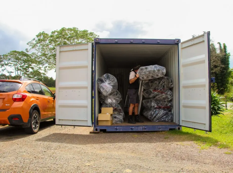 Site storage container hire sunshine coast by Ross Hopper Containers on