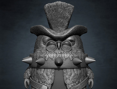 Owlpheus Angry Birds 3d angrybirds brinis character collectibles model modeling yacine zbrush zbrushsculpt