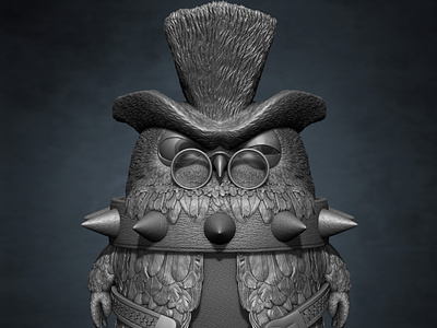 Owlpheus Angry Birds 3d angrybirds brinis character collectibles model modeling yacine zbrush zbrushsculpt