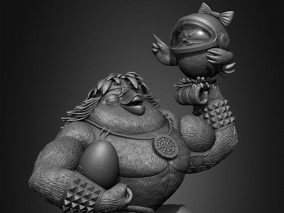 Dutch Angry Birds 3d angry birds brinis character modeling design dutch model modeling yacine zbrush zbrushsculpt