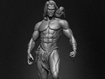 Tarzan 3D Model 3d anatomy brinis character modeling design model modeling tarzan yacine zbrush zbrush sculpting zbrushanatomy zbrushsculpt
