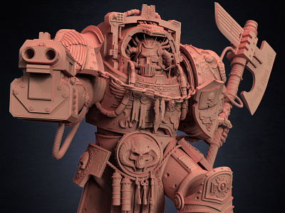 Warhammer Librarian 3d brinis character collectibles collection design model modeling sculpt sculpting sfx silverfox collectibles yacine zbrush zbrushmodel zbrushsculpt