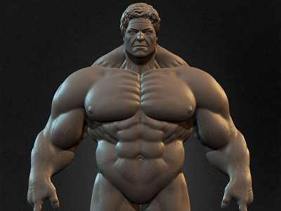 Super Human 3D Model zbrushart