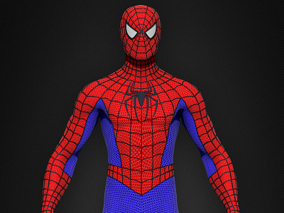 Spiderman Basemesh 3D Model avengers basemesh comics marvel spiderman zbrushart