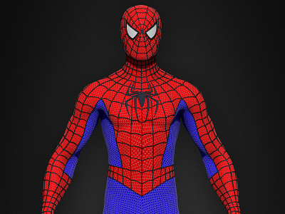 Spiderman Basemesh 3D Model