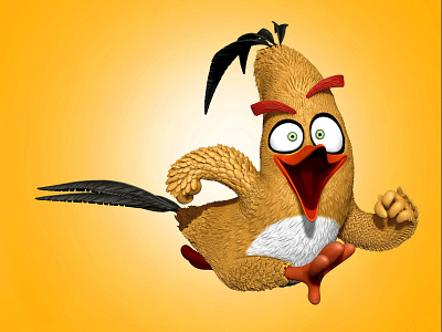Chuck Angry Birds Rovio Entertainment angry birds chuck zbrushart