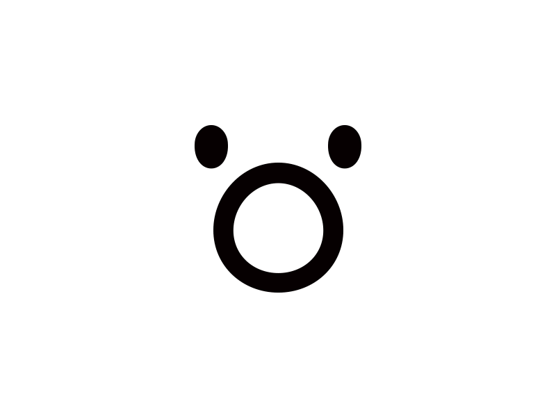 OH animated branding design face gif graphics logo oh simple symbol
