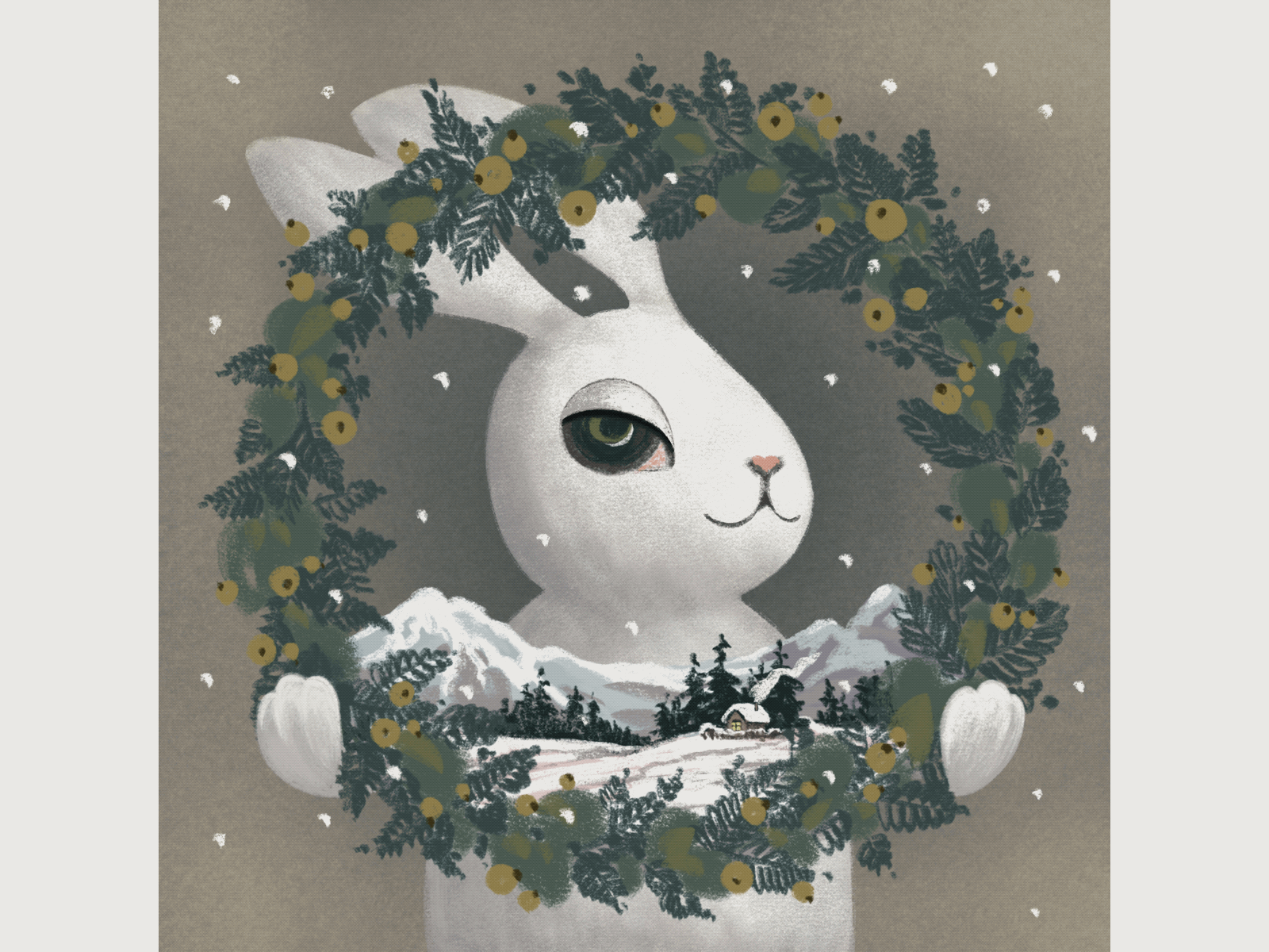 Christmas bunny
