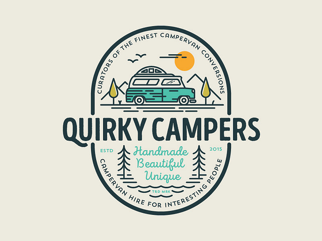 Quirky Campers by spoonlancer on Dribbble