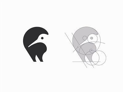 kiwi bird golden icon kiwi logo rule