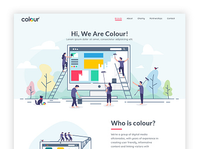 colour illustration website