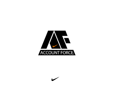 AF logo af graph letters logo nike symbol
