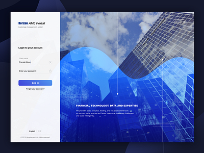 login page for AML portal blue financial login login page portal