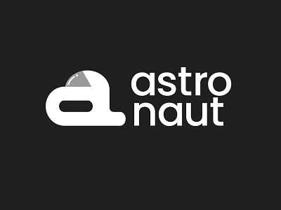 astronaut logo design