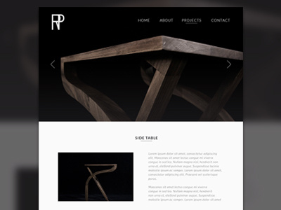 ravinperera.com - Projects Page (WIP) clean portfolio webdesign wip