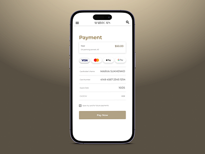 Payment Checkout 002 checkout dailyui design