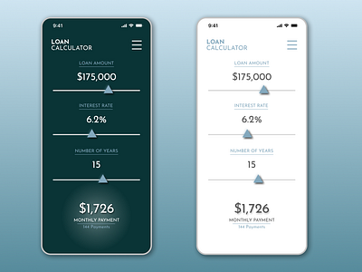 Loan Calculator for DailyUI