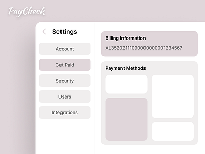 Settings Page