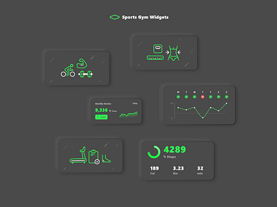 Sports Gym Widgets gym app widgets